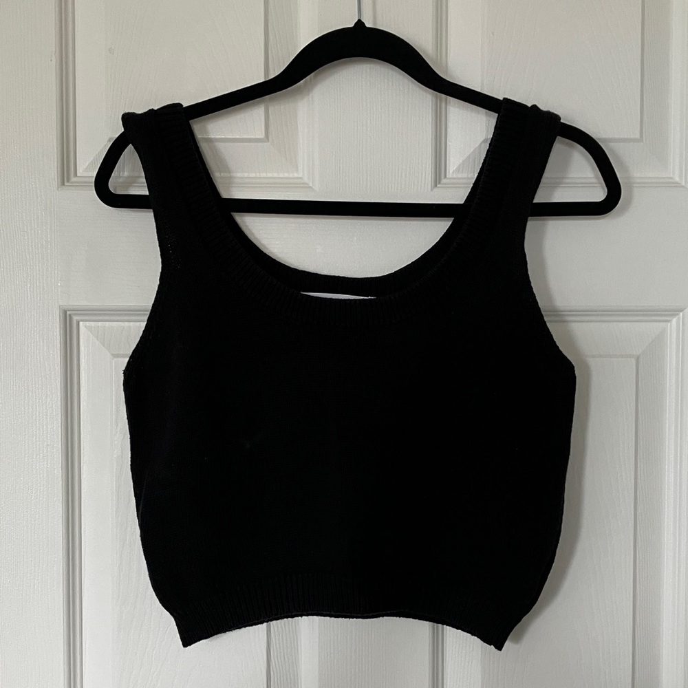 Okakie knit cropped tank top